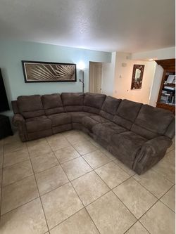 MicroFiber Reclining Sectional