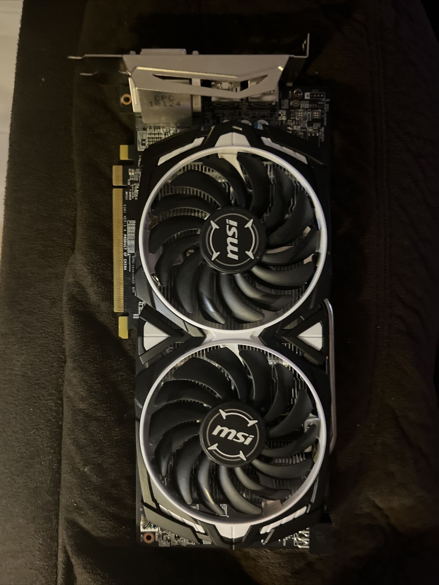 MSI Radeon RX 580 8GB GDDR5 Graphics Card (RX580ARMOR8GOC) for Sale in