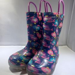 TOODLER GIRL LIGHT UP RAIN BOOTS