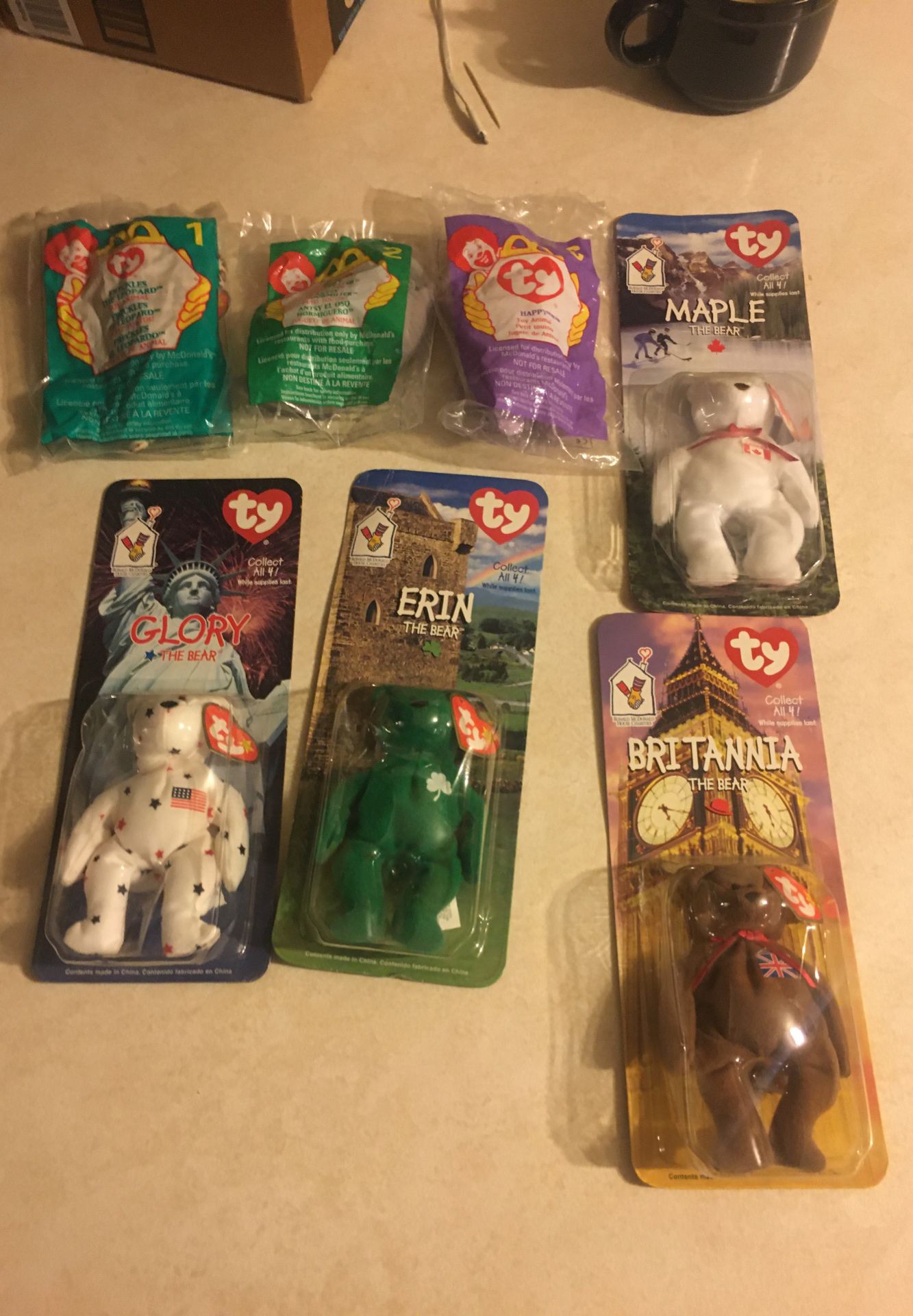 McDonald’s unopened Beanie Babies