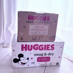Price It’s Firm!!!  Huggies Diapers, Size 6*** 2 boxes for $70 1 for $40* 