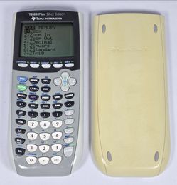 Nice Texas Instruments TI-84 Plus Silver Edition Graphing Calculator w/ Cover