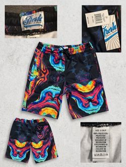 Fresh Prints of Bel-Air Multicolor Shorts Small NWT
