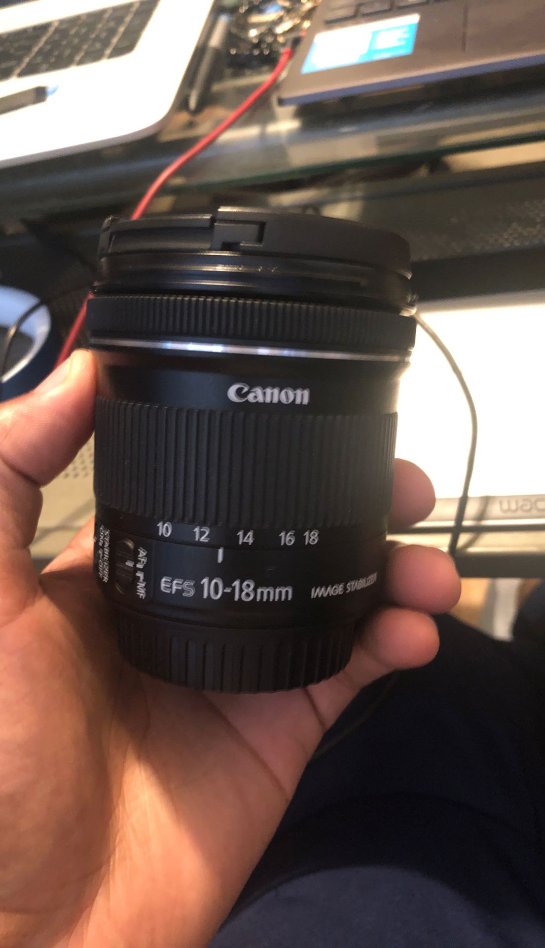 Cannon lens 10-18 mm
