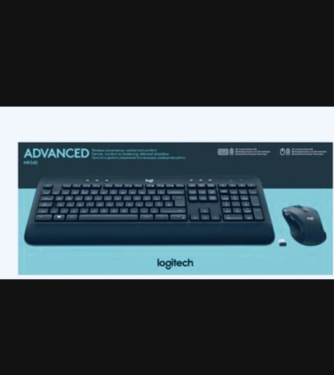 BRAND NEW IN BOX.  NEVER USED OR EVEN OPENED. LOGITECH MK545 ADVANCED WIRELESS KEYBOARD  EXCELLENT KEYBOARD. SELLS FOR $50 IN STORE. THIS ONE HAS NEVE