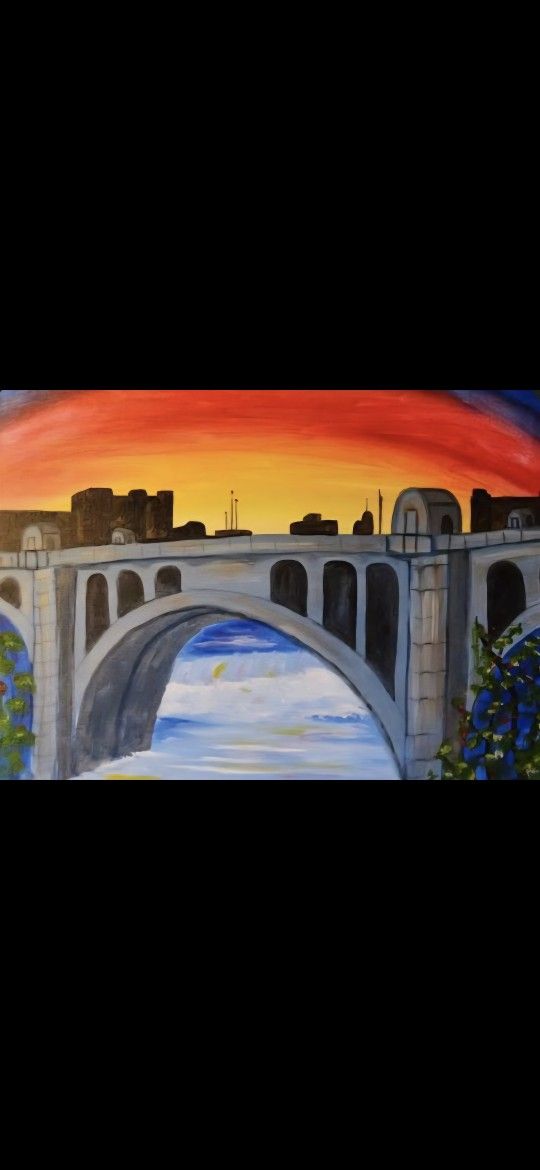 Drawing/painting Of Monroe Street Bridge!