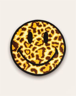 Chinatown Market Smiley Leopard Circle Rug