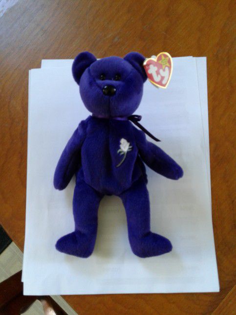 Princess Diane Beanie Baby..tag Is Attached..
