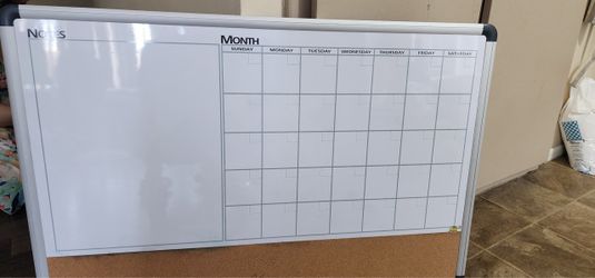 White board for notes