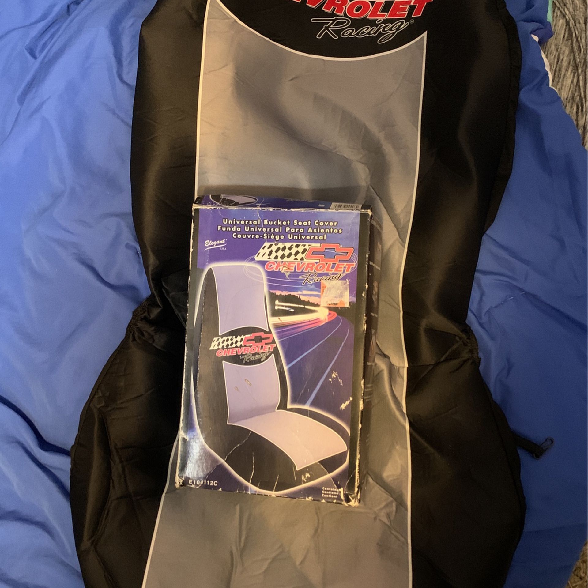 Brand New Chevy Racing Car Seat Cover 
