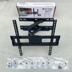 New $25 Full Motion 32-55” TV Wall Mount Swivel Tilt VESA 400x400mm, Max Load 99 Lbs