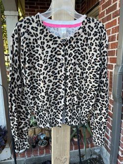 Cherokee Girl’s Leopard Print Sweater