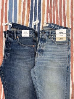 Madewell Slim Straight and 1991 Straight-Leg Jeans