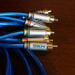 NXG pro Sapphire series 6 ft Stereo AV Cable