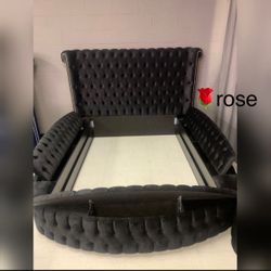 Black King Bed with Storage 🌹 Brand New 👌 In Stock ✅