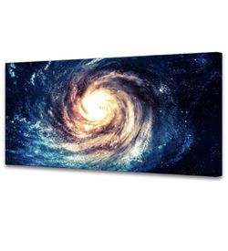 Baisuwallart Canvas Abstract Painting Beautiful Spiral Galaxy