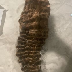 28 Inch Curly Highlight Wig 