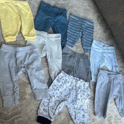 Baby Boy Pants 0-3 Months 