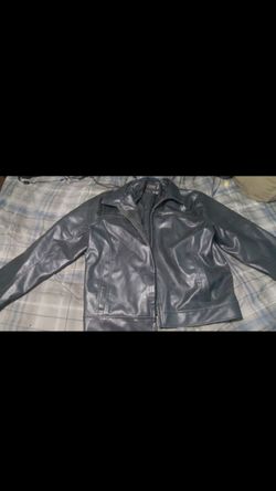 Size Large leather bomber jacket