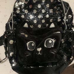 black cat justice backpack 
