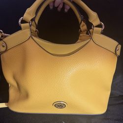 Anne Klein Mustard Shoulder Purse