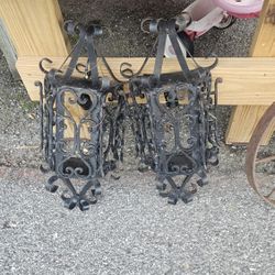 Cast Iron Candle Holders
