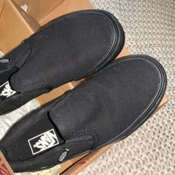 Boys Vans Shoes Color Black 