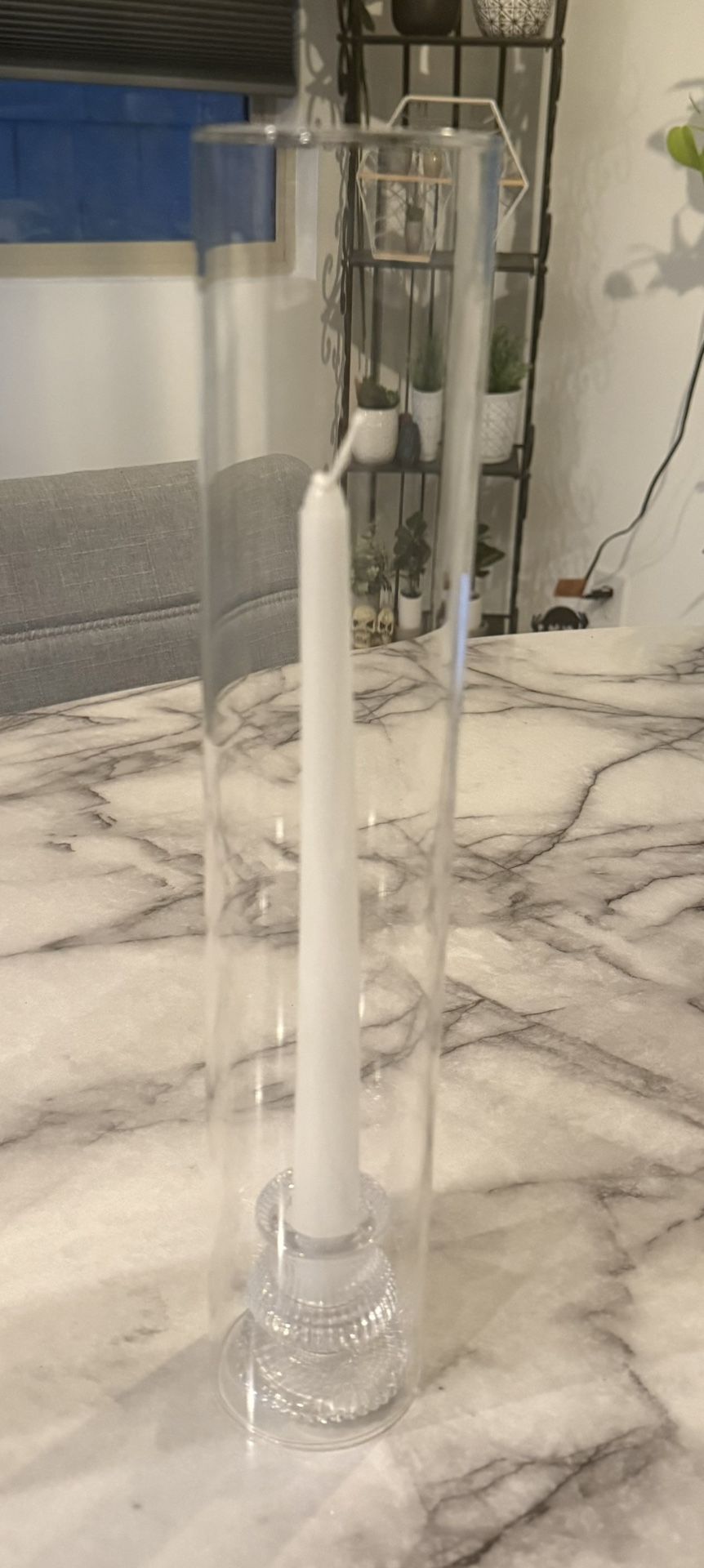 Open Ended Cylinders With Candles & Holders 20 Total