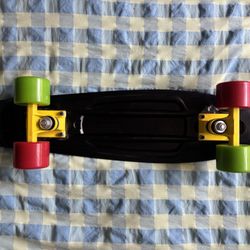 Penny Board Vinyl Cruiser Rasta Color Way