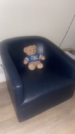 Blue armchair