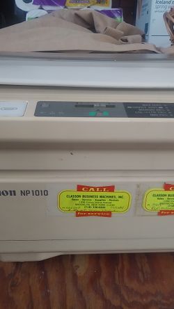 Copier.Canon NP 1010 ....needs work or for parts