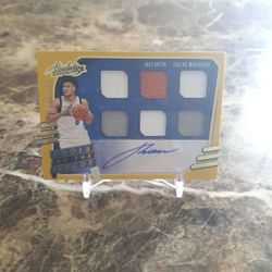 Josh Green Autographed In 6 Piece Material Card 138/199