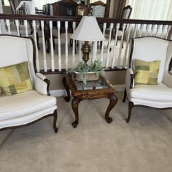 Set Of Custom Upholstered Chairs 