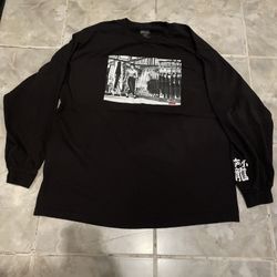 DGK X Bruce Lee Mirrors Reflection Long Sleeve T-Shirt SZ XL Skateboarding