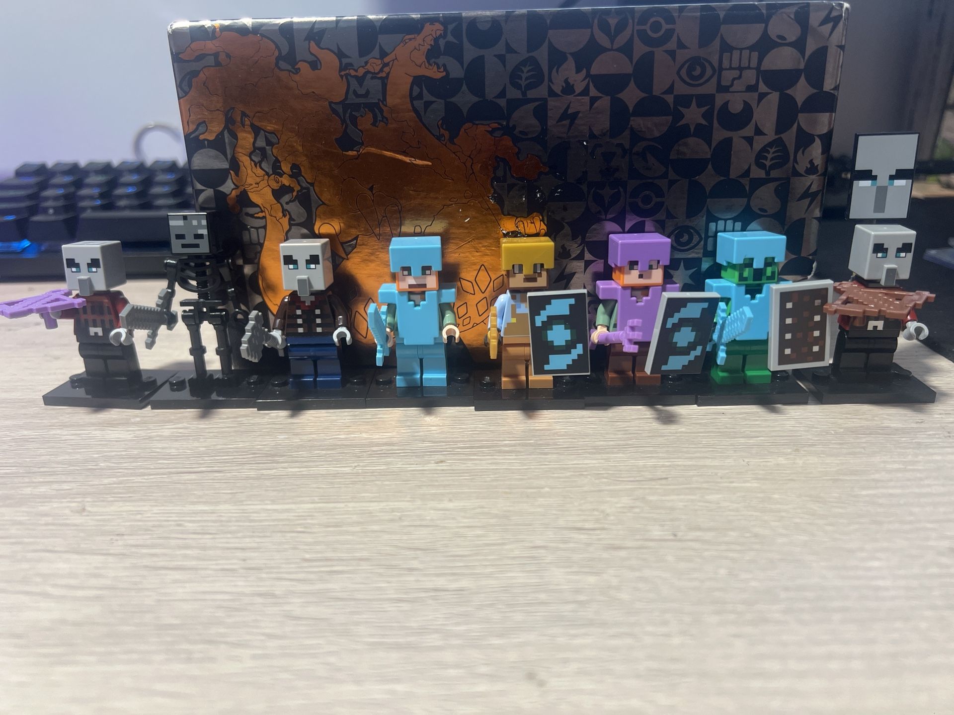 Lego Minecraft Mini figures - Set Of 8