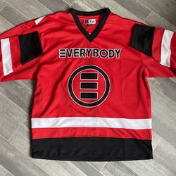 Logic #85 Everybody Tour Merch Red Hockey Jersey   SZ. Medium