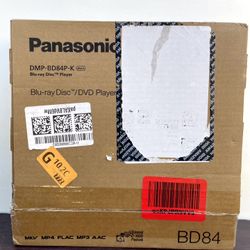Panasonic Blue Ray DVD Player