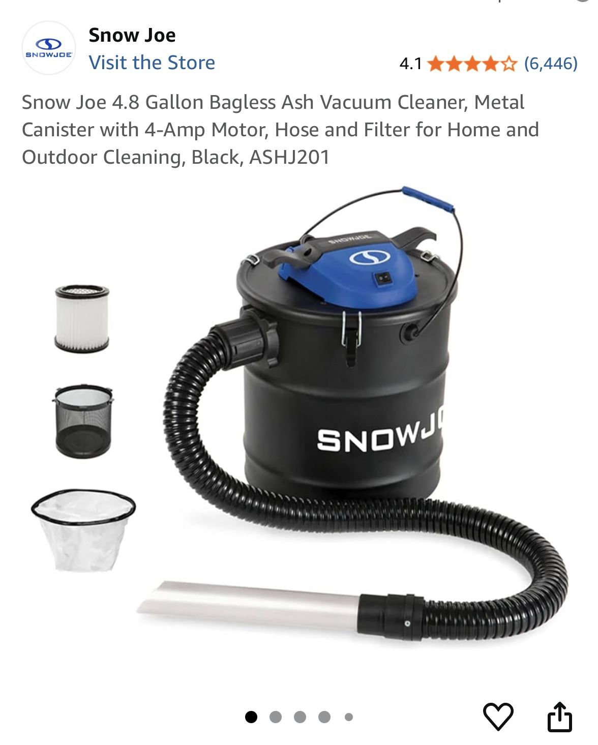 NEW IN BOX - Snow Joe Bagless Vacuum