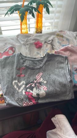 Disney Shirts Girls  Size 6- 7 