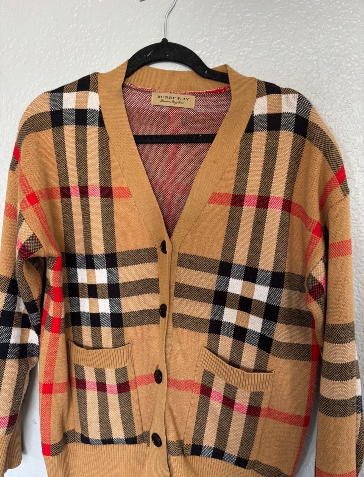 Burberry Cardigan, Women Size M