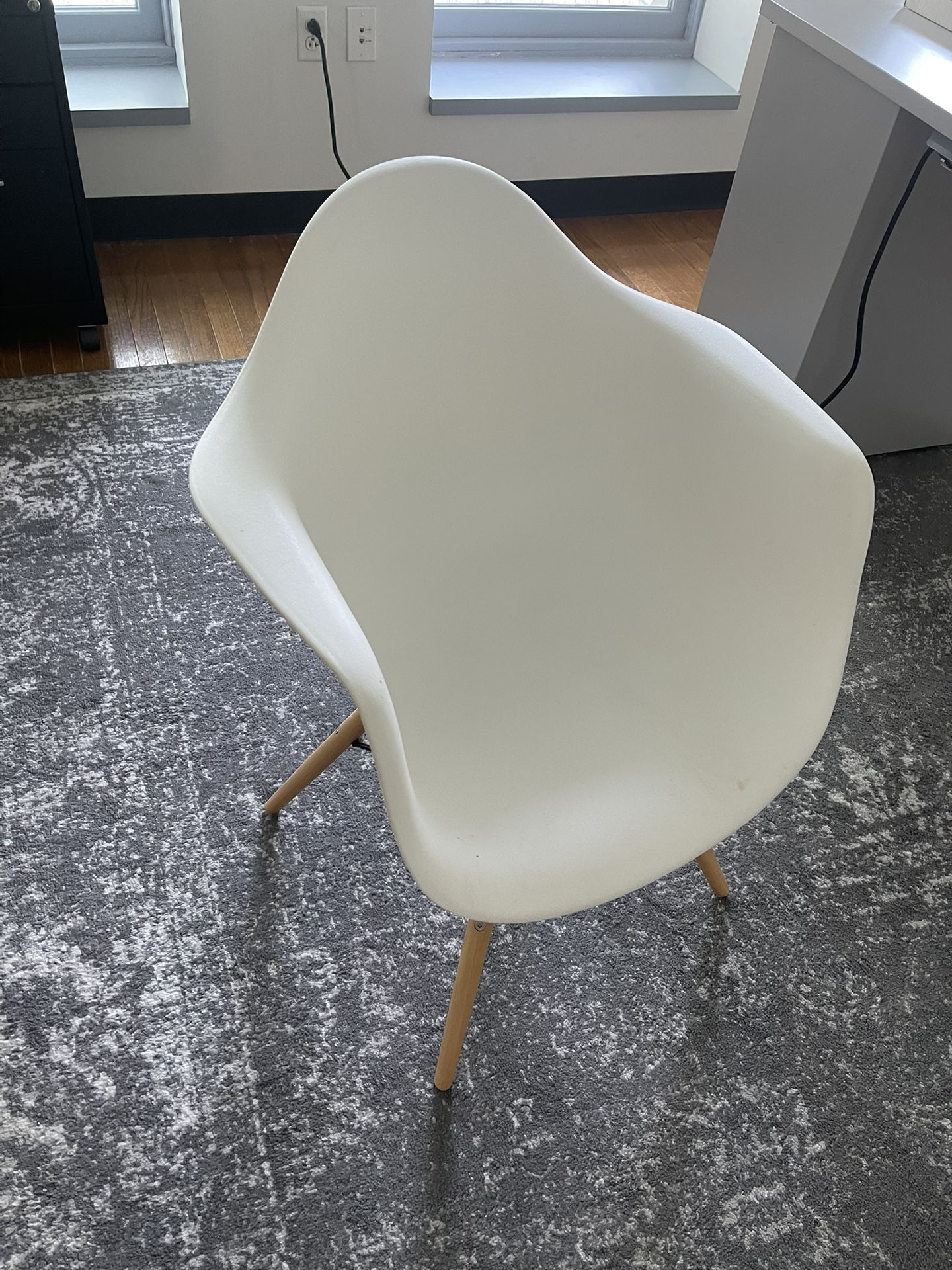 Contemporary White Chair