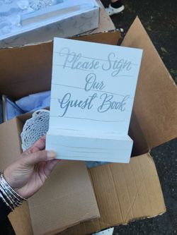 Guest Book Signing Sign