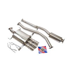 Rev9 CB-221 Cat-Back FlowMaxx Stainless Center Exit Exhaust Kit for Honda Civic Hatchback Sport 1.5T (FK) 2017-21 (2.75" pipe)