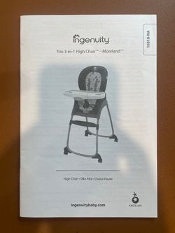 Ingenuity Trio 3-in-1 High Chair - Moreland