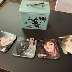 Black Lagoon - Anime Coaster Set w/Tin