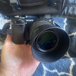 Sony a6000 Mirrorless Camera With Stock Lens And Prime Len. 