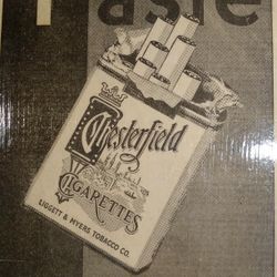 Authentic 1930 Chesterfield Cigarette Ad