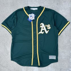 NWT Majestic MLB Oakland A’s Jersey XL