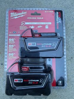 Milwaukee batteries