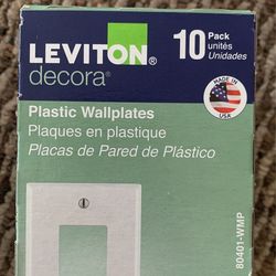Leviton Plastic Wallplates